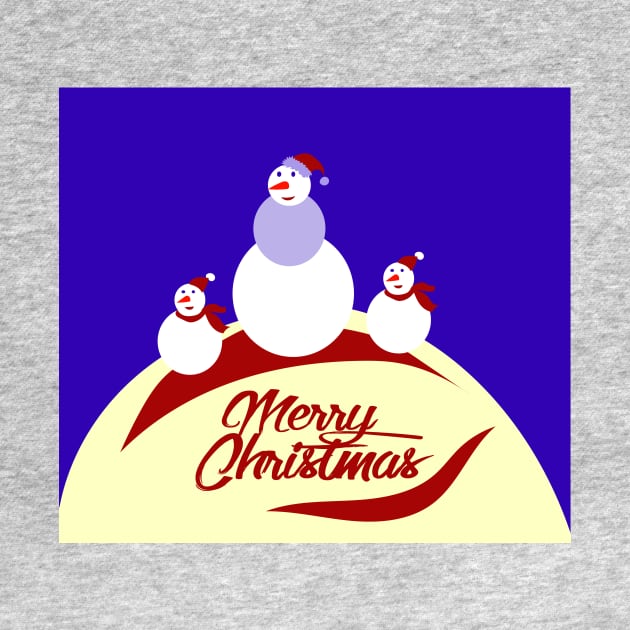 Family snowmans T-Shirt by monika27